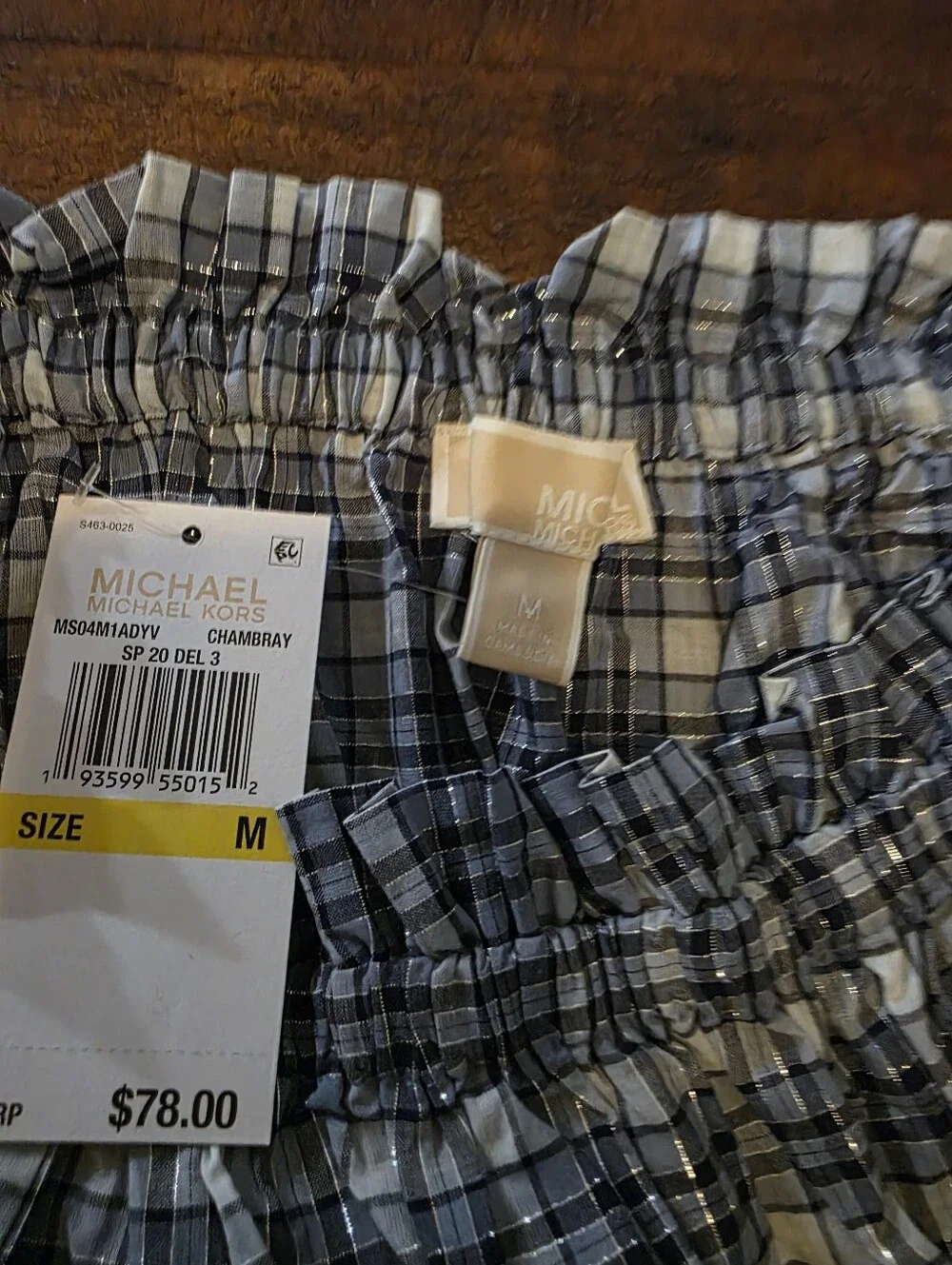 Michael Kors Checked Top